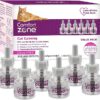 Comfort Zone Cat Calming Diffuser Refills Value Kit: 6 pack; Pheromones to Reduce Stress, Spraying & Scratching